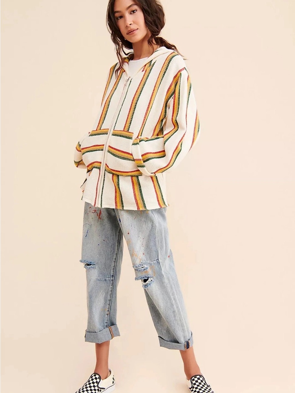 Jen's Pirate Booty Free People Grassland Hoodie Full Zip XS/S